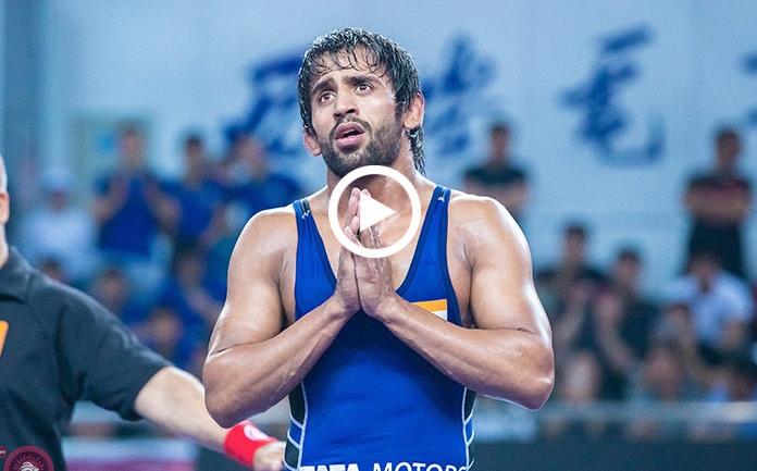 Best Move of Bajrang Punia Part 1 Asian World Championships 2019