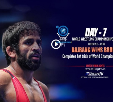 Bajrang Punia wins bronze, first Indian to win 3 world championship medals