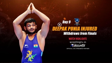 Setback for India, Deepak Punia withdraws from finals of world championship due to injury