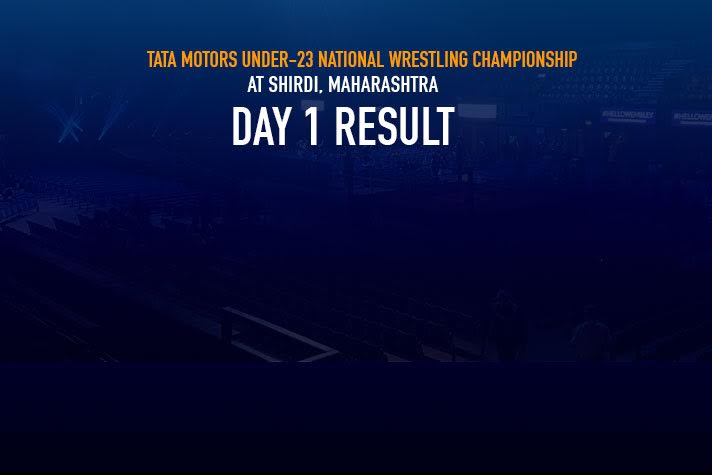 The 2nd TATA MOTORS Under-23 National Wrestling Championship Day 1 Result