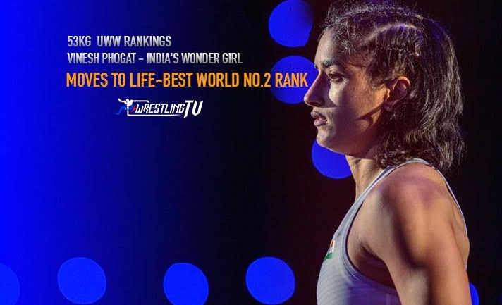 UWW Rankings: India’s pride Vinesh Phogat is now world number 2