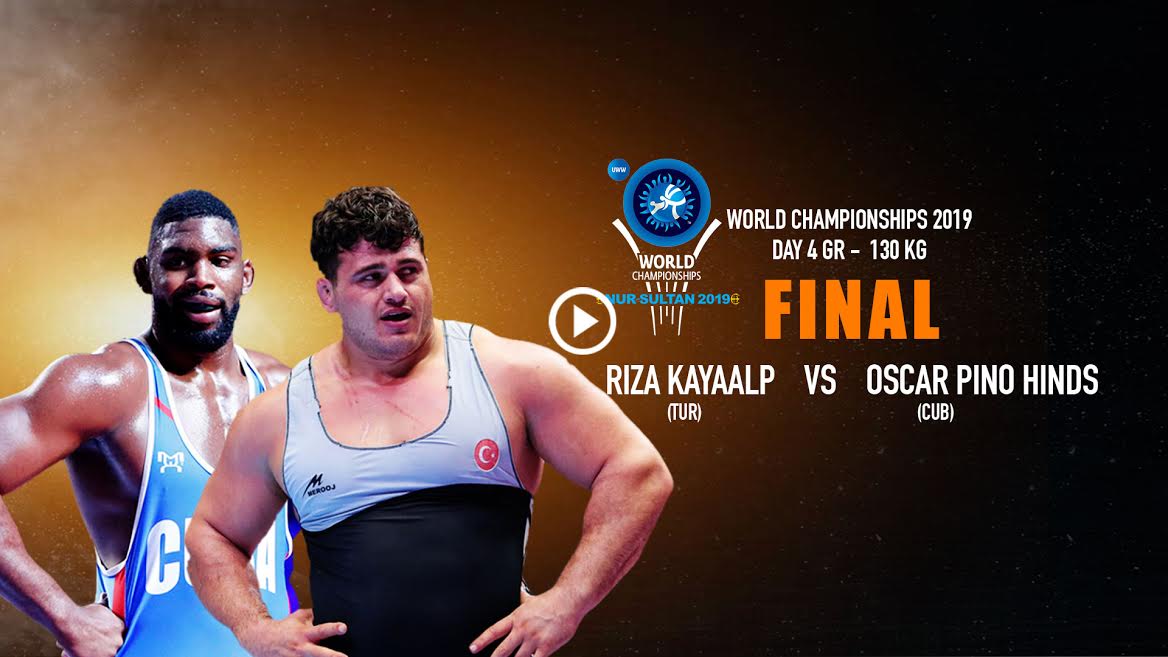 They are world’s heaviest wrestler, they will fight for Gold  Watch Bull Fight LIVE Riza KAYAALP vs  Oscar PINO HINDS @ 6 PM