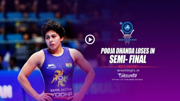 Pooja fails to create history; goes down in 59kg semi-final