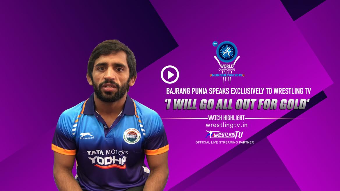 Bajrang Punia Speaks exclusively to WrestlingTV ‘I will go all out for Gold’