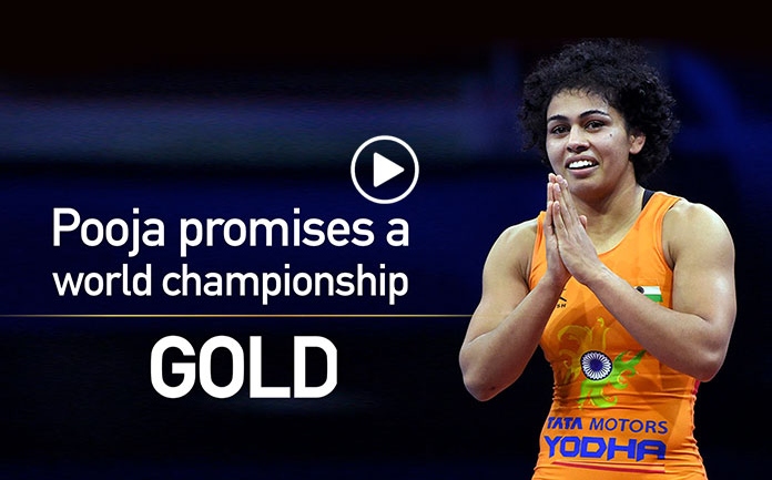 Pooja Promises a World Championships Gold
