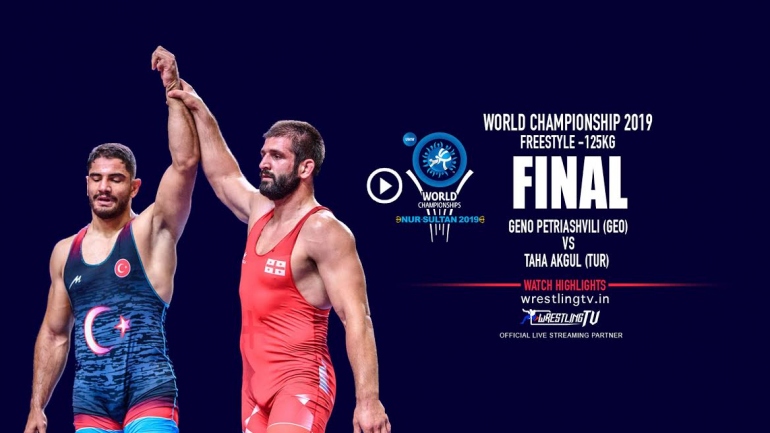 UWW World Championship 2019 Freestyle Final – 125 KG Geno PETRIASHVILI (GEO) VS Taha AKGUL (TUR)