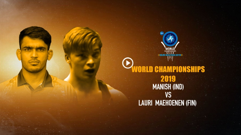 UWW World Wrestling Championships 2019: Day 3 -Manish wins opener Tough one coming up next