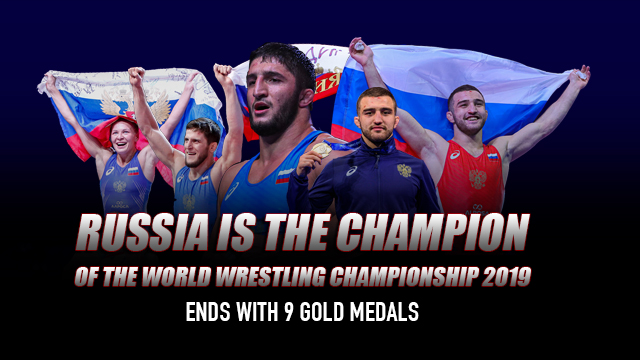 Russian Golden Moments at World Wrestling Championship 2019