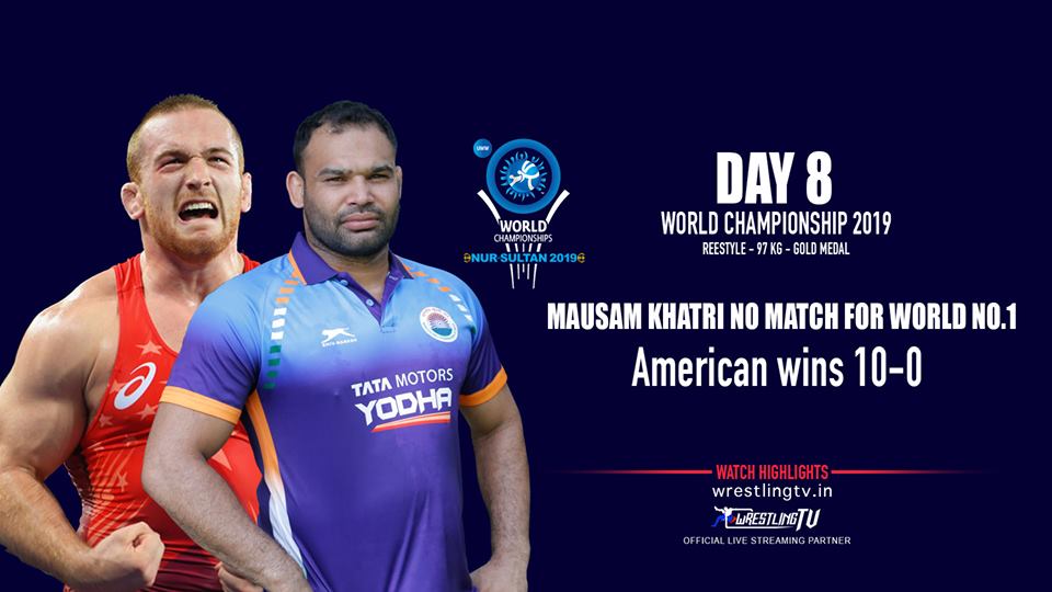 UWW World Championship 2019: Mausam Khatri no match for world no.1 America wins 10-0