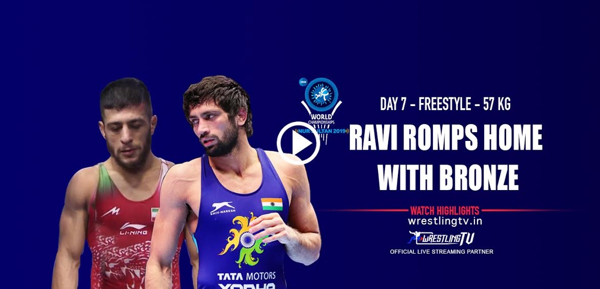 UWW World Championships 2019: Ravi Romps Home with Bronze