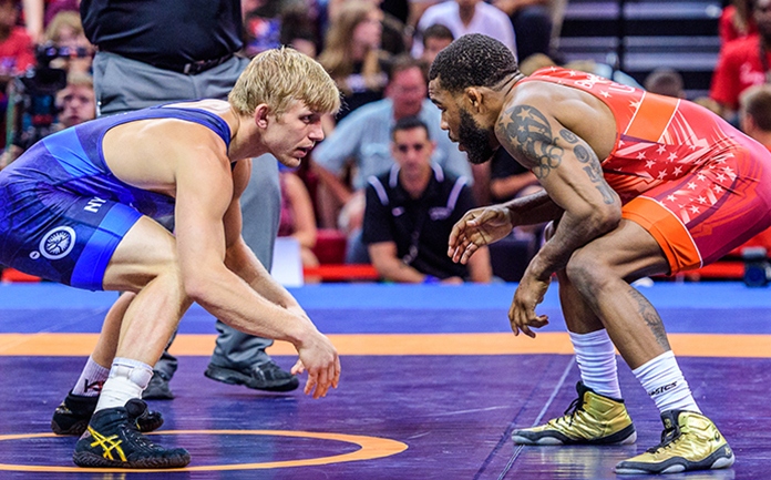 This April is Battle Royale, Kyle Dake vs Jordon Burroughs for place in the US Olympic team