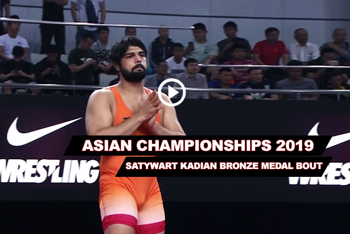 Asian Championships 2019: Satywart Kadian Bronze medal Bout