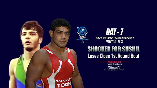 UWW World Championships 2019:Day 7 Shocker For Sushil loses close Ist round bout