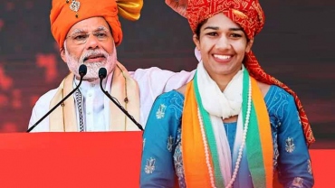 PM Modi campaigns for Babita Phogat, say’s she will prove her mettle in political ‘dangle’