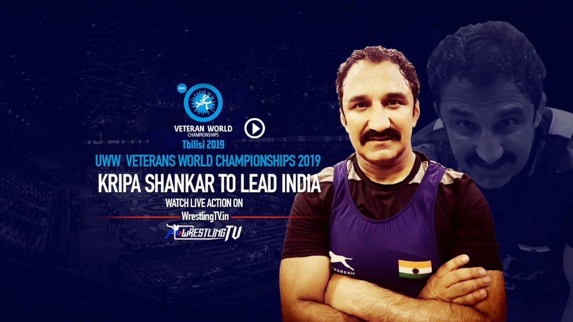 UWW Veterans World Championships 2019 -Kripa Shankar to Lead India