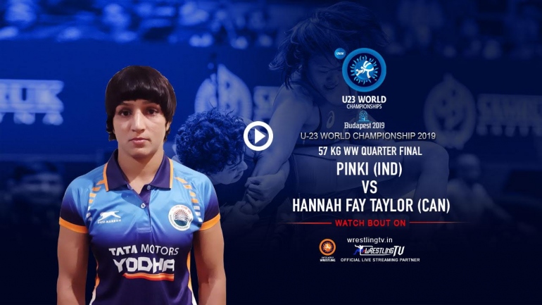 U23 World Wrestling Championships 2019 – Pinki (IND) VS Hannah Fay Taylor (CAN)