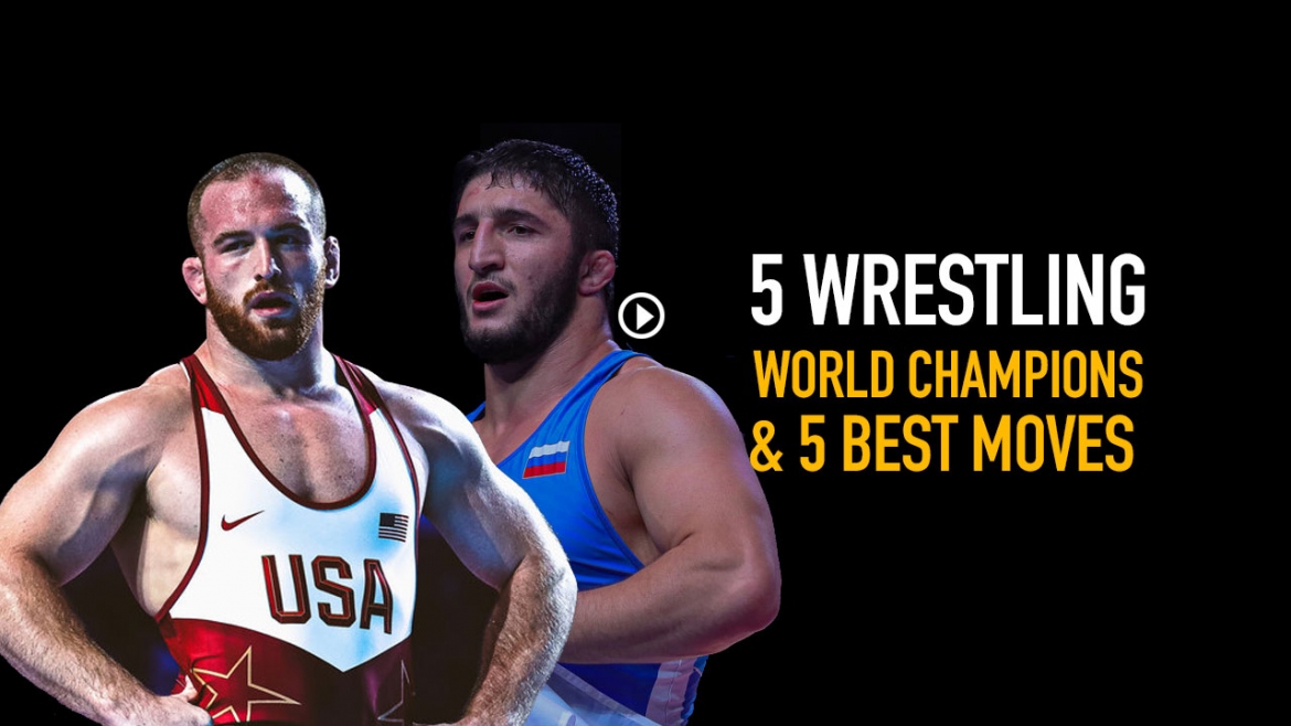 5 Wrestling World Champions and 5 Best Moves