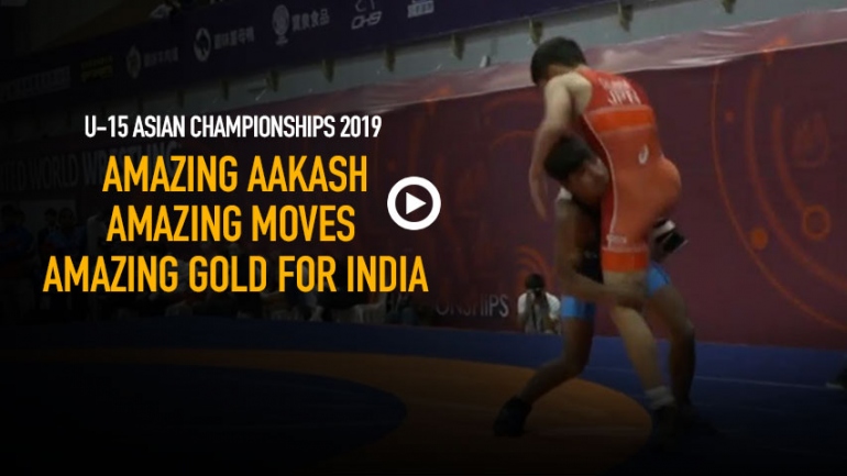 Amazing Aakash, Amazing Moves & Amazing Gold for India Watch Aaksah Gold Medal Bout