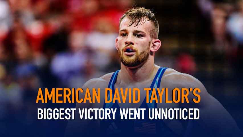 American David Taylor’s biggest victory went unnoticed