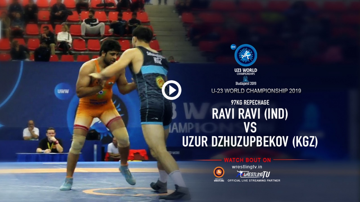 Ravi’s Great Victory over Asian Champion in U23 World Wrestling Championships 2019