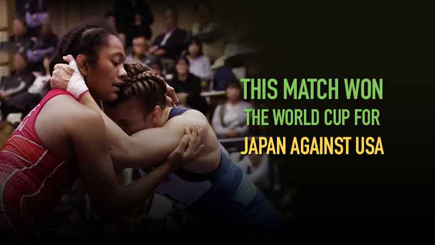 This match won the world cup for Japan against USA