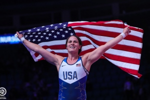 Adeline GRAY (USA) is one of three world champions that'll compete on USA's squad. (Photo: Kadir Caliskan)