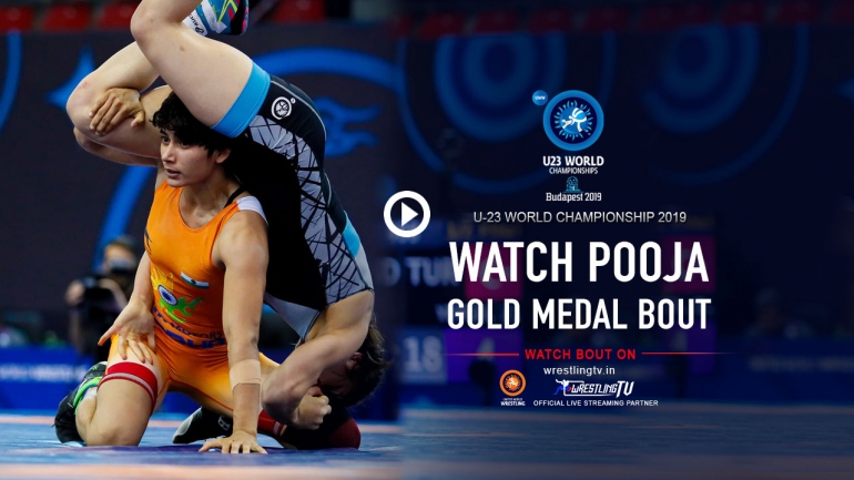 Watch Pooja Gold Medal Bout – U23 World Wrestling Championships 2019