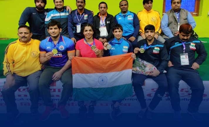Sakshi, Ravinder wins gold medals on day 3 of competitions as Indian gold tally reaches 12 in SAF wrestling