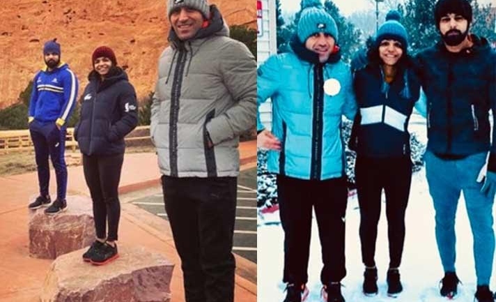 Sakshi Malik, husband Satyawart Kadian in Colorado Springs for two week training camp