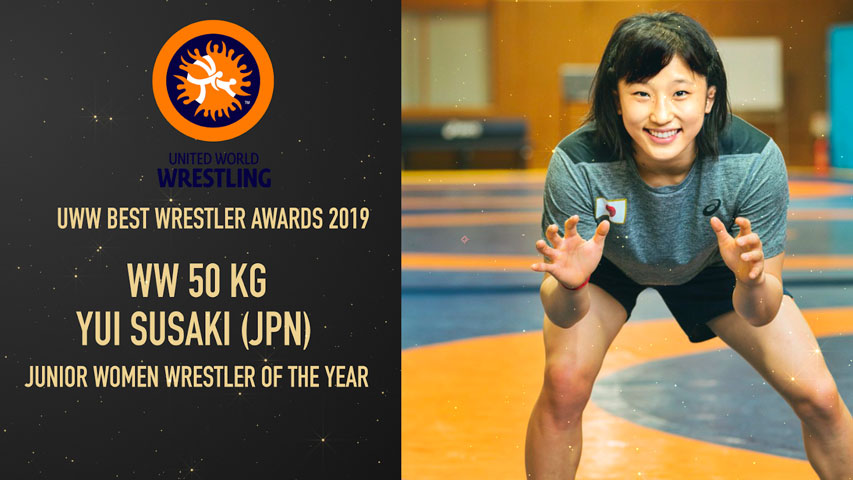 UWW Best Wrestler Awards: Watch Yui SUSAKI Best Junior Women Wrestler of the Year 2019