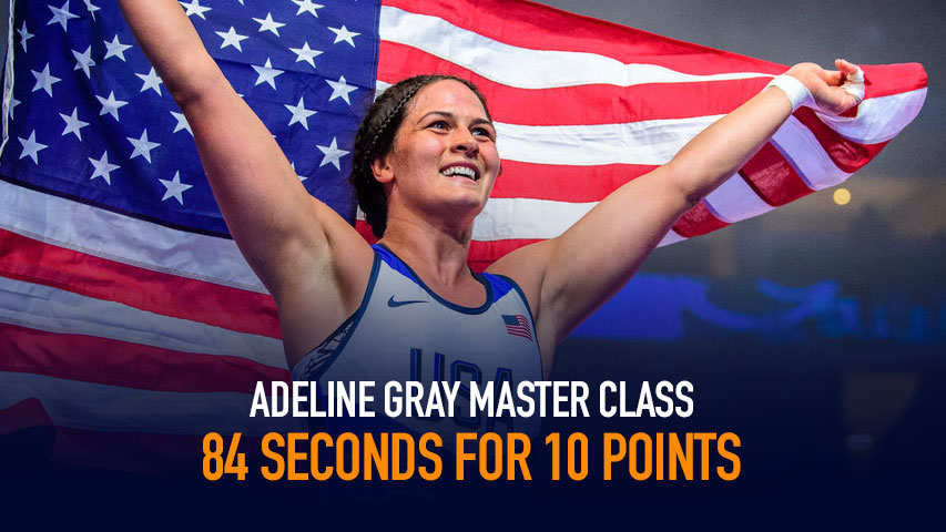Adeline Gray Master Class: 84 seconds for 10 points