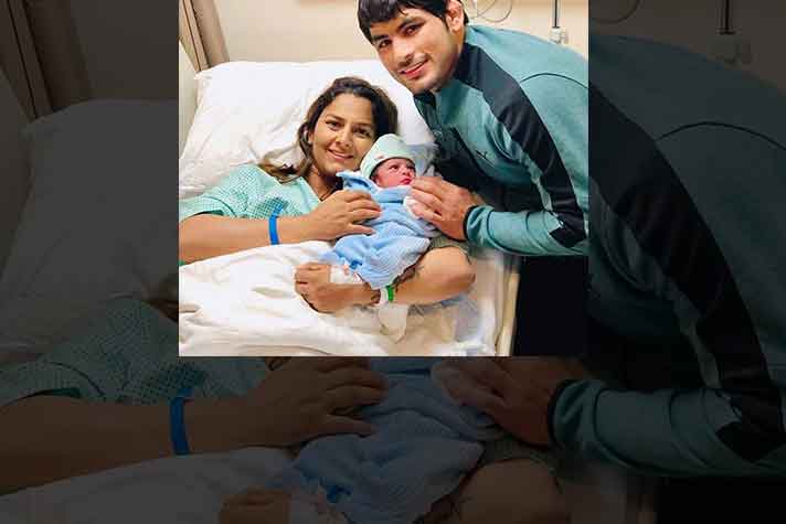 Former Commonwealth champion wrestler Geeta Phogat blessed with baby boy