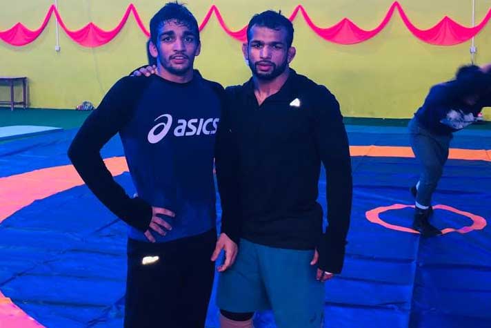 SAF Games Wrestling : Indian wrestlers conduct first training session in Nepal, check the video