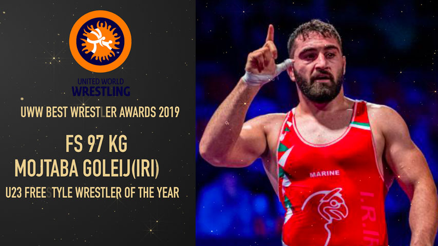 UWW Best Wrestler Awards: Watch Mojtaba GOLEIJ Best U23 Freestyle Wrestler of the Year 2019