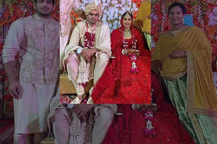Wrestler Babita Phogat gets married to Vivek Suhag, take a look at the pics