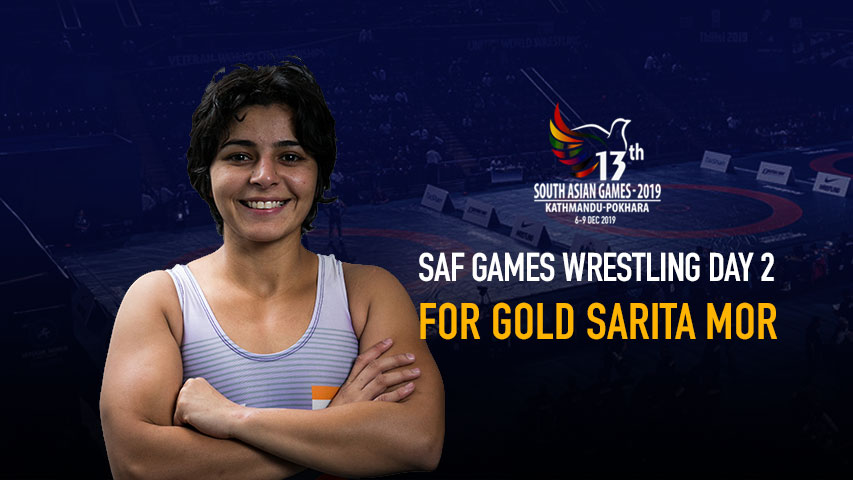 SAF Games Wrestling 2019 Day 2 – Gold for Sarita more
