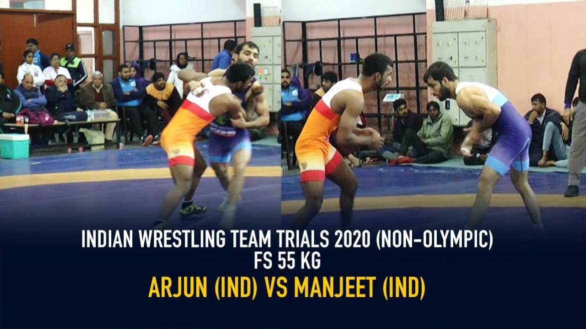 Indian Wrestling Team Trials 2020 (NON-OLYMPIC) GR 55 KG – Arjun DF. Manish By 9-0