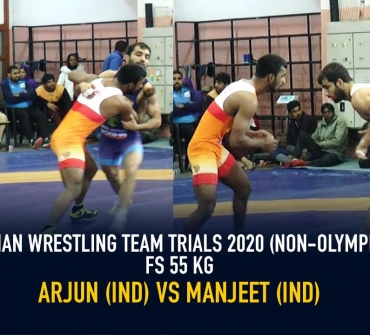 Indian Wrestling Team Trials 2020 (NON-OLYMPIC) GR 55 KG – Arjun DF. Manish By 9-0