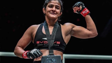 One Championship LIVE: Ritu Phogat’s undefeated streak continues as she beat Nou Srey Pov; Watch higlight