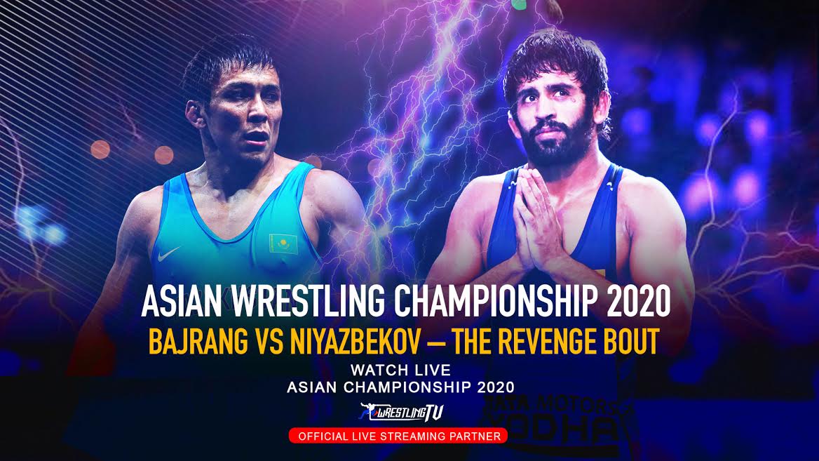 Asian Wrestling Championship 2020 – Bajrang Punia vs Niyazbekov – The Revenge Bout