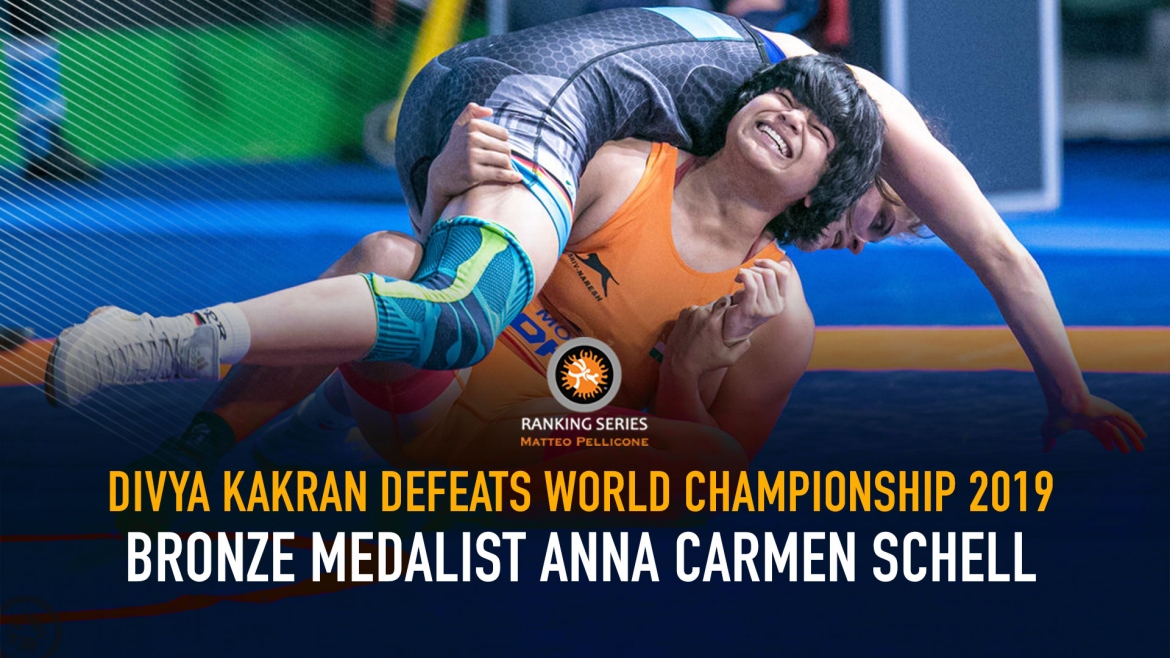 Divya Kakran defeats World championship 2019 Bronze medalist Anna Carmen Schell to enters Semi-final