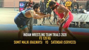 Indian Wrestling Team Trials 2020 – FS 120 KG – Sumit Malik (Railways) VS Satendar (Services)