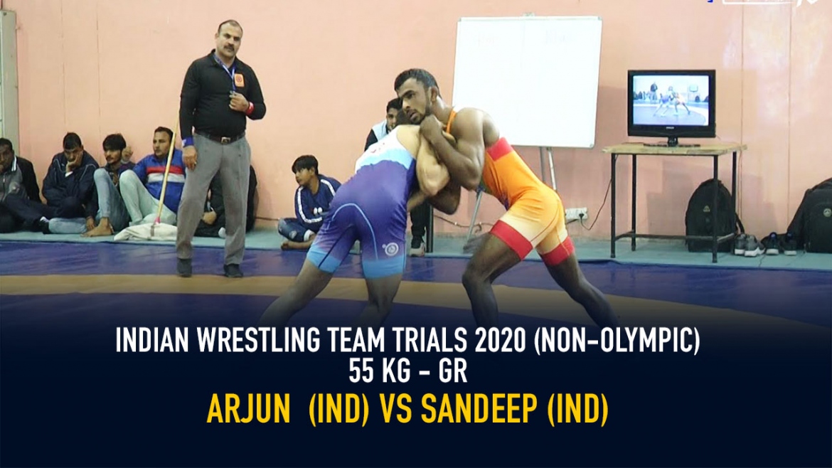 Indian Wrestling Team Trials 2020 (NON-OLYMPIC) GR 55 KG – Arjun VS Sandeep