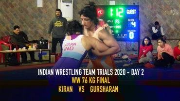 Indian Wrestling Team Trials 2020 – Day 2 – WW 76 KG Final – Kiran vs Gursharan