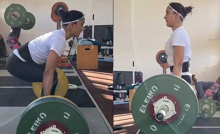 Vinesh Phogat on her training trip in Budapest does 100kg dead lift, watch the video