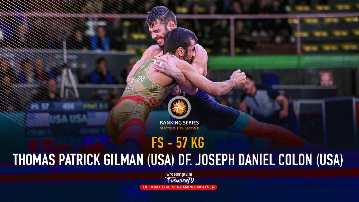 Watch – Gold Medal Match – FS 57KG Thomas Patrick GILMAN (USA) df. Joseph Daniel COLON (USA)