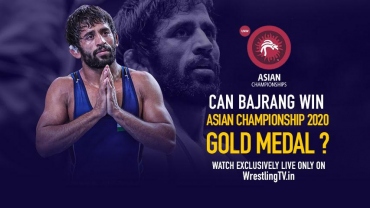 Watch Live Asian Wrestling Championships 2020 Only on WrestlingTV.in – Can Bajrang Punia repeat the history?