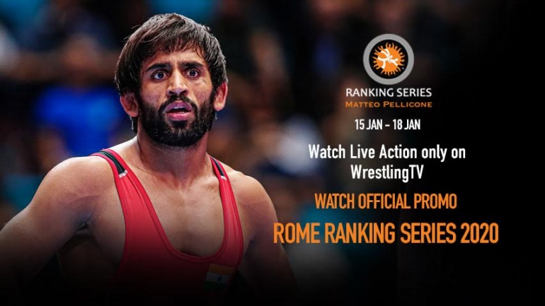 Watch Official promo of the Rome ranking series 2020 – Featuring Bajrang Punia