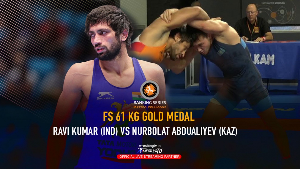 Watch Ravi Kumar Dahiya Gold Medal Match- Rome Ranking Series 2020