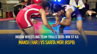 Indian Wrestling Team Trials 2020 – Day 2 – WW 57 KG – MANSI ( HAR ) VS SARITA MOR (RSPB)